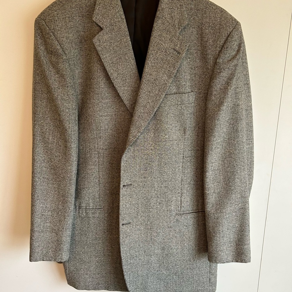 Elegant Italian Gray Men's Blazer